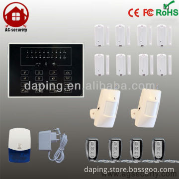 PSTN LED Touch Keypad Wireless Alarm System with CE and FCC Certifications